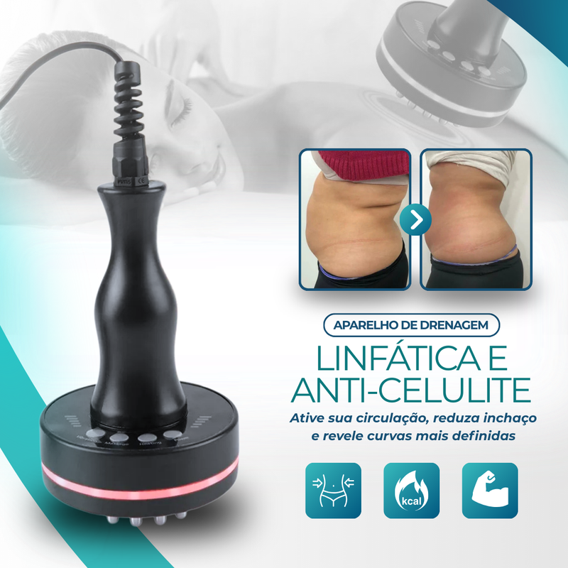 Aparelho de Drenagem Linfática e Anti-Celulite
