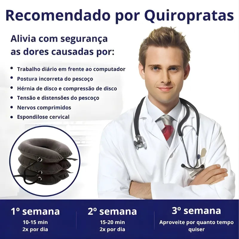 Aparelho de Tração Cervical Terapêutico NeckStretch™