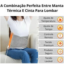 Cinta Térmica Recarregável com Aquecimento – Alívio de Dores Musculares e Lombares
