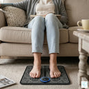 Massageador Elétrico para Pés com Eletroestimulação EMS | Alívio de Dores e Circulação