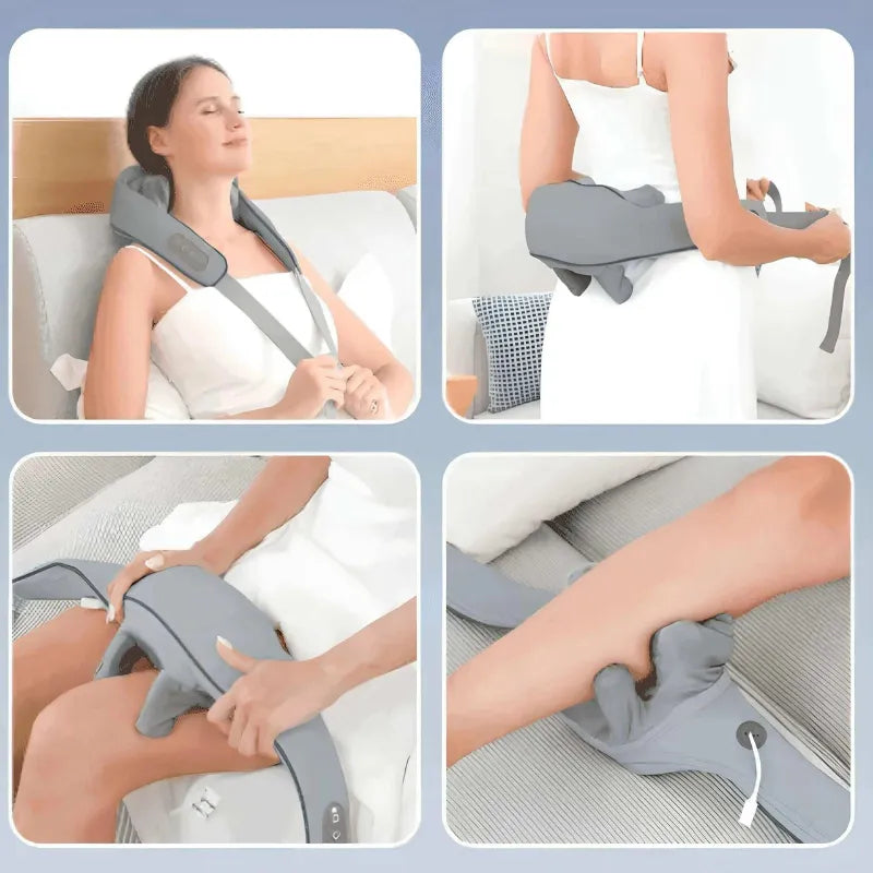 Massageador Elétrico Shiatsu para Pescoço e Ombros