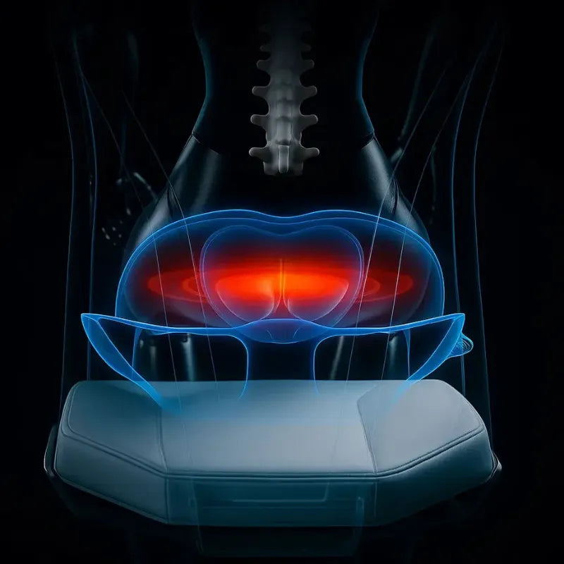 Almofada Ortopédica Massageadora para Cóccix e Coluna