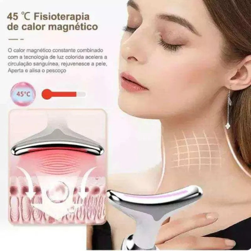 Massageador Facial LED Anti-Idade & Lifting Facial