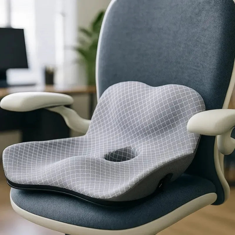 Almofada Ortopédica Massageadora para Cóccix e Coluna