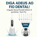 Irrigador Oral Portátil DentalJet™ - Higiene Bucal Profunda e Eficiente