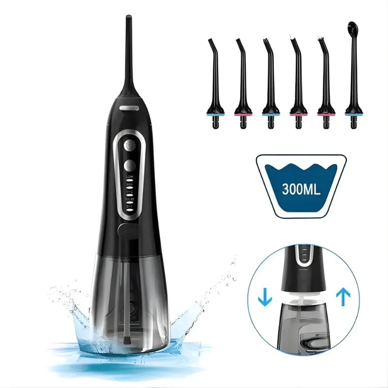 Irrigador Oral Portátil DentalJet™ - Higiene Bucal Profunda e Eficiente
