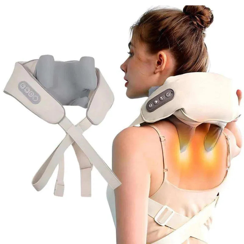 Massageador Elétrico Shiatsu para Pescoço e Ombros