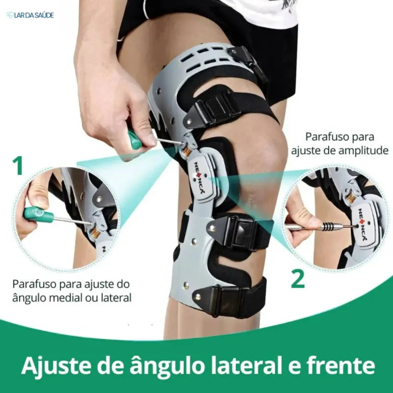 Joelheira Estabilizadora Articulada Ajustável OrtoFlex™