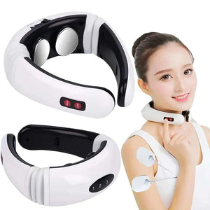 Massageador Cervical Elétrico com Eletroestimulação NeckTherapy™