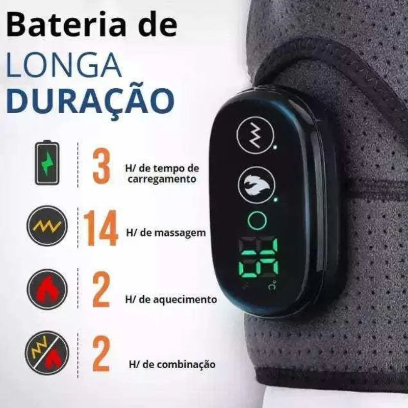 Massageador Elétrico de Ombro com Aquecimento Terapêutico