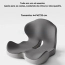 Almofada Ortopédica de Assento com Apoio Lombar - ComfortPosture