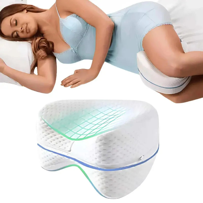 Travesseiro Ortopédico Ergonômico para Pernas e Joelhos – Alívio de Dores e Melhor Postura ao Dormir