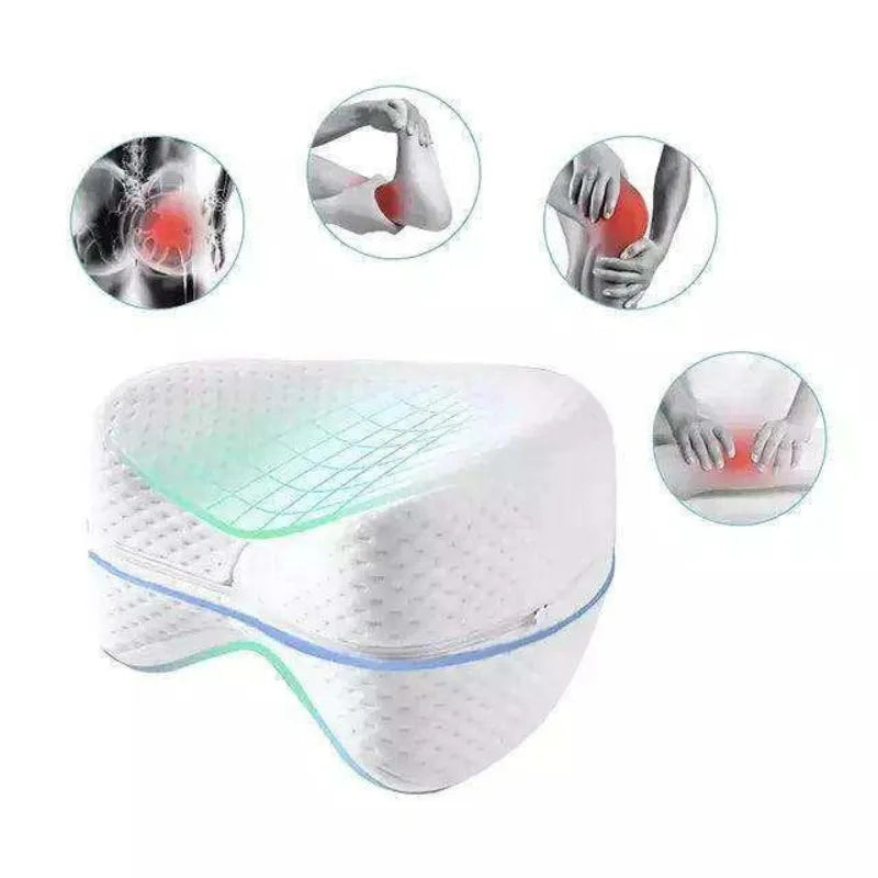 Travesseiro Ortopédico Ergonômico para Pernas e Joelhos – Alívio de Dores e Melhor Postura ao Dormir